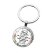 Time Gem Keychain For Mom Or Father Mother's Day Gift To My Daughten Love Mom