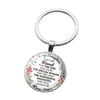 Time Gem Keychain para Mam￣e ou Padre Day das M￣es Presente para My Daughten Love Mom