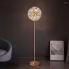 Vloerlampen eenvoudige moderne kristal woonkamer sterrenhemel lamp