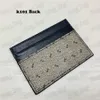 Designer Women Men Card Holder Bruin Zwart Bloem Plaid Caviar Woman Mini Wallet Pure Color Holder