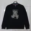 2023 Nya herrdesigners tr￶jor m￤n high street het borrning 5d digital tryckning panda kvinnor pullover vinter tr￶ja asiatisk storlek m-4xl