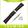 T035 Couturier Watch Band Buerfly Clasp Strap Wrist Bracelet 22mm 23mm 24mm242L用の曲線端端革のウォッチバンドツール