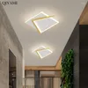 Lustres Moderne Creative Acrylique Led Asile Lustre Lumières Pour Couloir Entrée Ronde Carré Lampes Maison Déco Luminaires