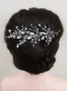 Copricapo Moda Argento Capelli da sposa Vite Cristallo Fascia per capelli Accessorio per strass Fascia per capelli Tiara Ornamenti nuziali per la festa