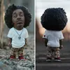 İç dekorasyon rapçi 2Pac figür reçinesi heykeller hip hop şarkıcısı Tupac heykel heykel araba süsleri t221215
