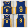 Ed NCAA Drake Jimmy Brooks Basketball College #9 Degrassi 커뮤니티 학교 유니폼 블루 모브 저지 셔츠 S-2XL