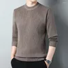 Männer Pullover 2023 High-End-Mode Marke Gestrickte Pullover Pullover Männlich Rundhals Herbst Winter Woolen Casual Jumper Kleidung Männer A107