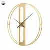 Horloges murales Iron nordique horloge moderne conception de personnalité créative minimaliste suspendue élégante montre silencieuse décoration art b décor b