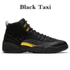 mens basketball shoes 12s Jumpman 12 trainers Black Taxi Royalty Dark Concord Twist The Master Reverse Flu Game Michigan Stealth Gamma Blue men sports sneakers