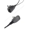 2 pack2pin avan￧ado d shape clipear ptt fone de ouvido de fone de ouvido para Motorola 2 Way Radios