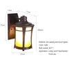 Lampada da parete Retro American Glass Outdoor Rainproof Light Garden Yard Corridoio Proch Villa Balcone