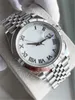 Luxury Wristwatch Datejust 41mm 2023 Smooth White Roman Numerals Jubilee BOX & PAPERS 126300 Men's Automatic Watch