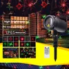Projecteur de Noël étanche 12 modèles D projecteur Laser mobile rouge et vert lumières décor lumière de jardin avec télécommande RF
