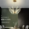 Pendant Lamps Postmodern Restaurant Household Chandelier Lamp Nordic Creative Personality Simple Exhibition Hall Butterfly Art