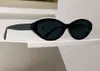 Cat Eye Browline Pearls Sunglasses Sunglass Black Grey Lenses Women Sun Shades Eyewear UV Protection with Box