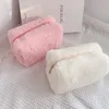 Cosmetic Bags Warm Soft Plush Portable Travel Storage Bag Women Makeup Organizer Stationery Pencil Case Pen Box Student Supplies