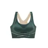 Yoga Outfit Sports Bras For Women Anti- Running Gather Anti-sagging Seamless Push Up Support Fitness Vest No Wire Bra