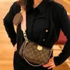 Luksusowe 3 sztuka kobiety torby z klapką z łańcuszkiem Multi Felicie Pochette portfel torebki typu messenger torba designerska torebka w kwiaty torba na ramię Crossbody