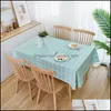 Nappe en treillis en PVC, imperméable, coussin de café résistant à l'huile et à l'huile, pour usage domestique, livraison directe, maison, jardin, T Otqg2