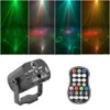 60 Patronen LED -effect RGB Stage Lights Voice Control Music LED Disco Light Party Show Laser Projector Lamp met controller