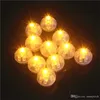 1000pcs/ lote redonda forma rgb mini led luminárias de bola piscando luzes de balão branco para a decoração de casamento de festa de natal lz0844