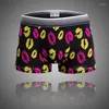 Underbyxor Multi Printed Milk Fiber Softy 10Pack/Lot Men Underwear Boys Comfy Boxer Trunk Shorts Pouch Breattable UD08