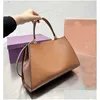 Sacos de compras Womens Designer Leather Shoder Crossbody Handbag Classic