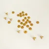 100 Pieces Quartz Clock Second Beads Second Hand Brass Cap Repair Replacing Tools Wall Clock DIY