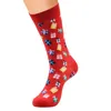Heren sokken 5 paren herfst winter kleurrijk grappige nieuwigheid gek kamde katoen casual socksfunny happy happy