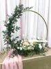 Party Decoration 5st/Lot 10st/Lot Wedding Table Centerpiece Golden Metal Arch Circle Ring