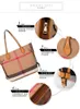 Kvällspåsar Ny lyxig vintage överdimensionerad lady handväskor shopper klassisk rutig mönster tote kvinnor designer kvalitet canvas axel ha y2212