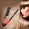 Hair Brushes Straightener Comb Straightening Brush V Shape Folding Salon Hairdress Styling Tool Drop Delivery Products Care Dhk2M