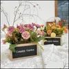Flores decorativas grinaldas de imita￧￣o de mesa de mesa falsa cravo -de -varanda sala de estar de madeira de madeira decora￧￣o de decora￧￣o de casamento arti oti7v