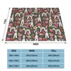 Dekens Bedlington Terrier Floral Dog Deken Pet Puppy Animal Plush Warm Soft Flanel Fleece Throw voor beddengoed Velvet