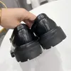 Damenschuhe Monolith Chunky Thick Rubber Sole Loafers Damen Designer Kalbsleder Höhe zunehmende Sneaker Schuh Damen GRÖSSE 35-41