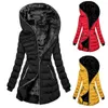 Women's Trench Coats Long Fabulous Elastic Cuff Quilted Lady Coat Smooth Sleeve For Work