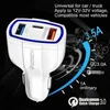 With Retail Box 3 in 1 USB Car Charger fast Charging type usbc Chargers for iPhone Pro Max and Samsung S21