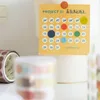 Gift Wrap 1250Pcs/Roll Adhesive PET Dot Label Writing Tape Washi Stickers Base Decor Circle Round