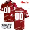 كلية كرة القدم الأمريكية ارتداء NIK1 خياطة مخصصة 81 Troy Fumagalli 84 Jake Ferguson 87 Quintez Cephus 99 JJ Watt Wisconsin Badgers College Men Women Youth Jersey