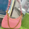 Bolsa de bolsa de designer de moda simples bolsas femininas bolsas de luxo bolsas de ombro de couro metálico Tote de couro genuíno bolsas de senhora versátil por atacado