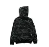 Mens Designer Hoodies zip up 상어 재킷 긴 소매 후드 코트 느슨한 위장 재킷 인쇄 여성 hoody