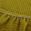 Housses de chaise Plaid Jacquard Jaune Vert Housse De Canapé Pour Salon Couleur Unie Tout Compris Moderne Élastique Coin Canapé Housse 45012