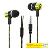 Auricolari intrecciati Bulk In Ear Auricolari Cuffie Cuffie per cellulare Mp3 MP4 5 colori