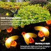 Strings Solar Garden Lights Honey Bee Fairy String 5M 8 Mode Waterproof Outdoor Indoor Staket Lawn Patio Festoon Lighting