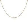 Choker 5pcs/2022 Beads Bead Chain Necklace Necklace Gold Color Gold Jewelry على طوق القلادة للنساء