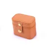 Small Travel Jewelry Box Organiser for Rings Earrings Necklaces PU Leather Jewellery Case Gift Boxes for Women