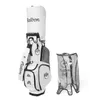Golf Bags Korean MALBON Rack Bag Nylon Waterproof Ultra Light Portable Standard Stand Caddy Cart Gun 221012