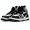 Mężczyźni Sneakers Buty za wysokie top Designer Hafted Luksusowy trener oddychający Siatka Kobiety Buty Klasyczne trenery Casual Casual Black White Zielony Czerwony Orange Platforma