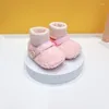 First Walkers Baby Socks Winter Girl Break High Boots Fluff Soft Soft Peuter Shoes Anti-Slip Warm Born Infant Crib