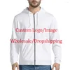 Erkek Hoodies Yerli Baskılı Erkekler Tam Zip Up Aktif Ceket Fermuar 2022 Sonbahar Erkek Mürettebat Neck Sweatshirtler Günlük Uzun Kollu Üst